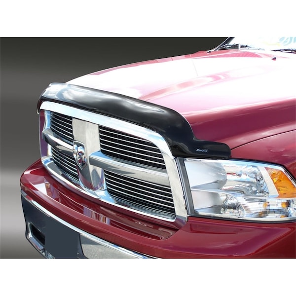 Stampede 09-17 RAM 1500 (CENTER-FRONT OF GRILLE) SMOKE VP BUGSHIELD 2259-2 - main